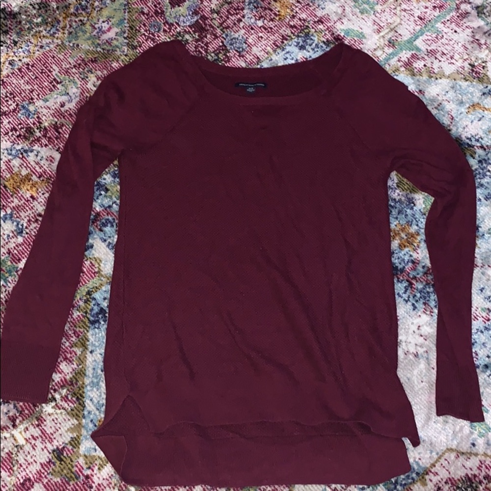Maroon sweater